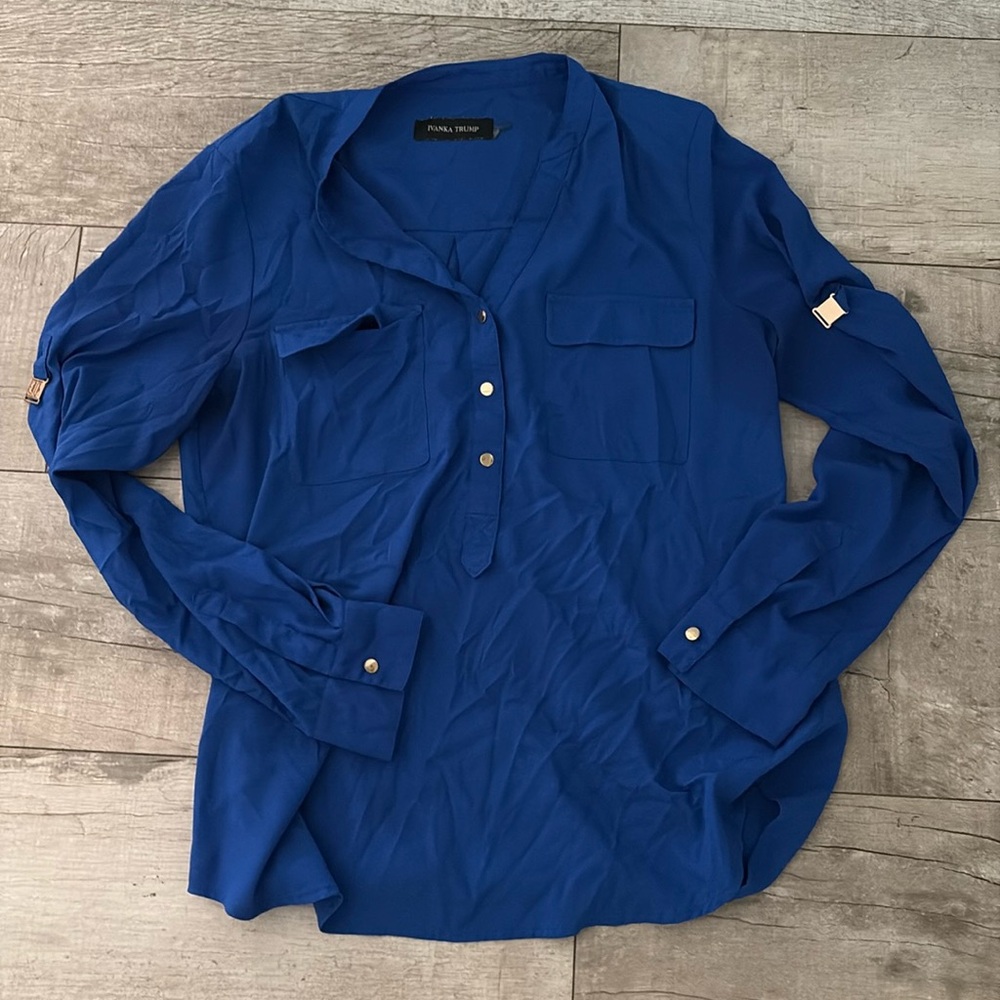 LADIES CERULEAN BLUE TOP